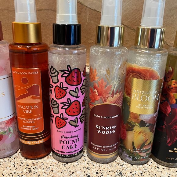 Bath & Body Lot of7 Shimmer Body Sprays!! NEW